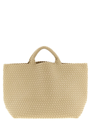 Beige Neoprene Tote Bag