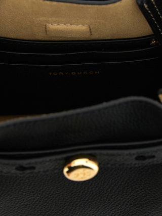 Black Cowhide Crossbody Bag