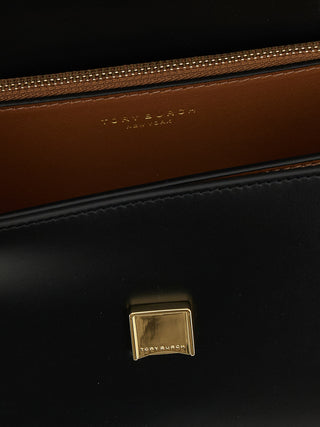 Black Calfskin Crossbody Bag