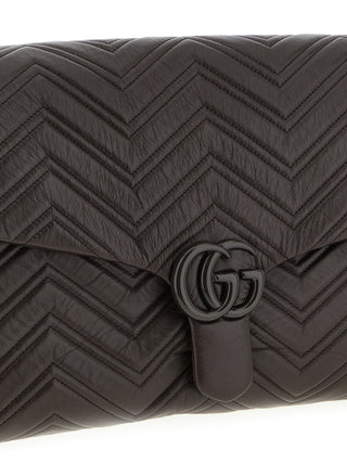 Bolso de hombro marrón de becerro