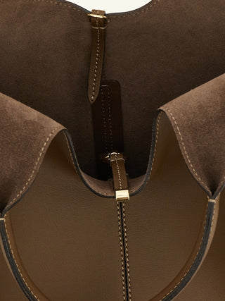 Brown Calfskin Handbag