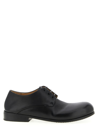 Black Calfskin Oxfords And Derbies