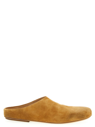 Brown Calfskin Clogs