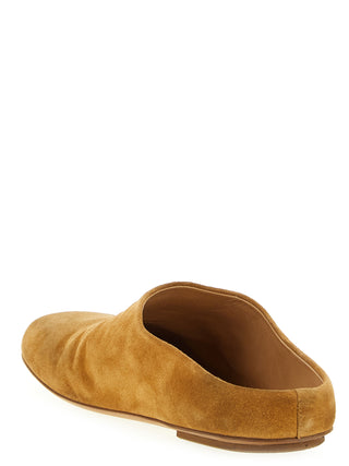 Brown Calfskin Clogs