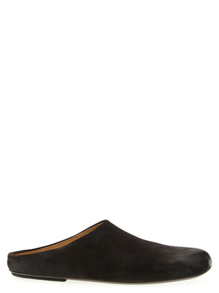 Brown Calfskin Mules