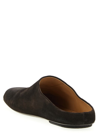 Brown Calfskin Mules