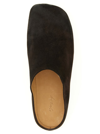 Brown Calfskin Mules