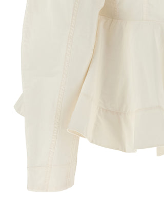 White Cotton Blouse
