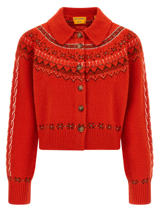 Multicolor Wool Cardigan