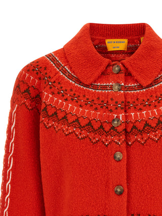 Multicolor Wool Cardigan