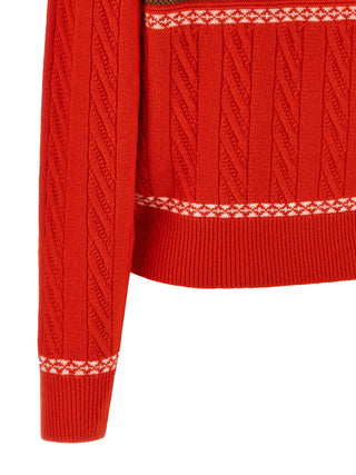 Multicolor Wool Cardigan