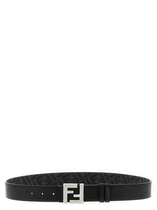 Black Calfskin Regular Belt