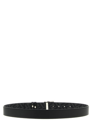 Black Calfskin Regular Belt
