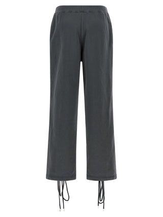 Pantalones casuales de algodón gris