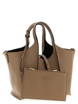 Beige Calfskin Handbag
