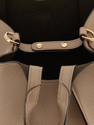 Beige Calfskin Handbag