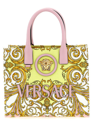 Bolsa tote multicolor de algodón