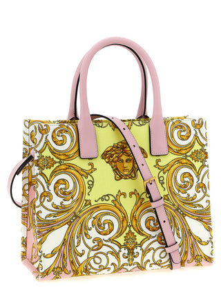 Bolsa tote multicolor de algodón