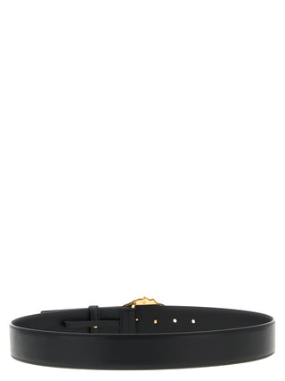 Black Calfskin Regular Belt