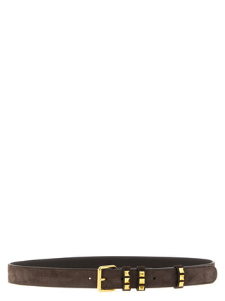 Brown Cowhide Belt