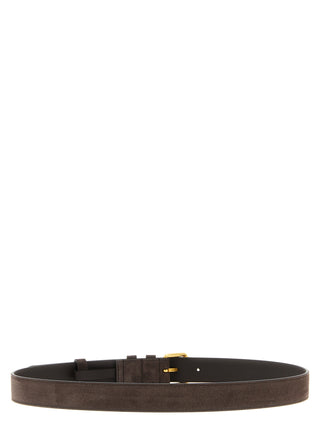 Brown Cowhide Belt