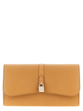 Beige Polyamide Cardholder