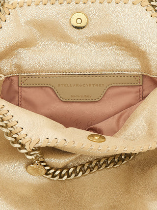 Gold Polyester Handbag