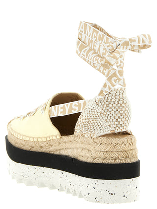 Bicolor Polyethylene Wedge Sandals
