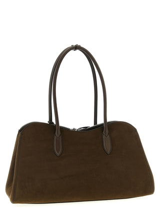 Bolso de hombro de cáñamo marrón