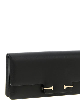 Black Goatskin Shoulder Bag