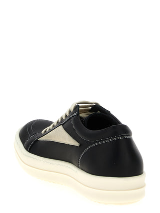 Bicolor Cowhide Low Top Sneakers