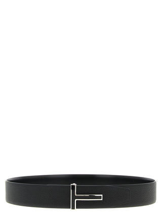 Black Calfskin Regular Belt