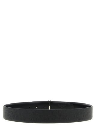 Black Calfskin Regular Belt