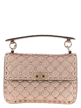 Bolso de hombro multicolor de piel de cordero