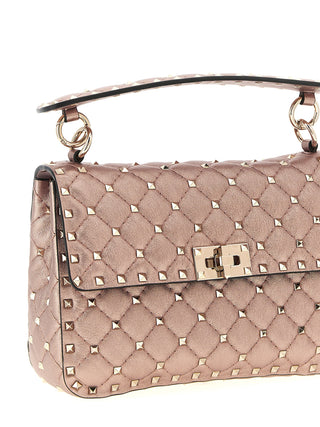 Bolso de hombro multicolor de piel de cordero