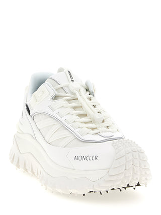White Polyamide Athletic Sneakers