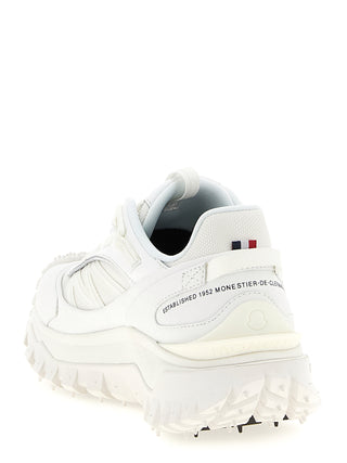 White Polyamide Athletic Sneakers