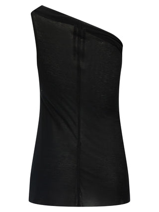 Black Viscose T-Shirt