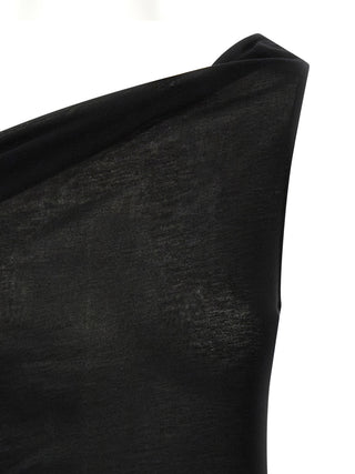 Black Viscose T-Shirt