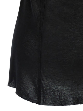 Black Viscose T-Shirt