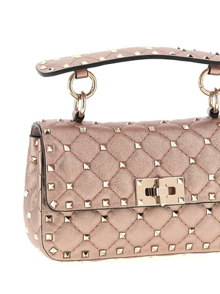 Bolso de hombro multicolor de piel de cordero