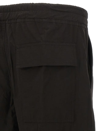 Black Cotton Casual Pants