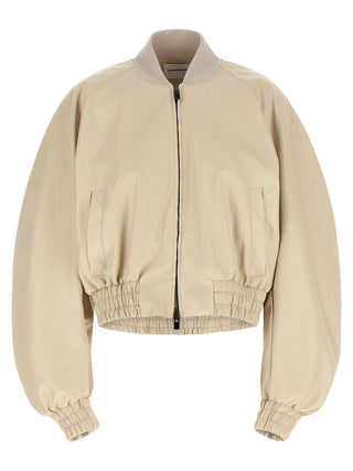 Beige Polyethylene Bomber