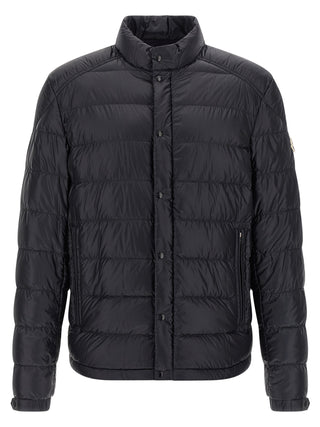 Blue Polyamide Full-Length Jacket