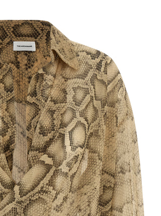 Body de poliéster beige
