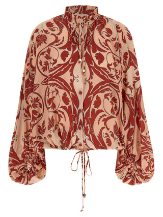 Multicolor Silk Blouse