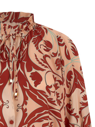 Multicolor Silk Blouse