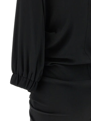 Black Acetate Tank Tops