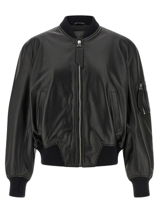 Black Lamb Leather Leather Jacket