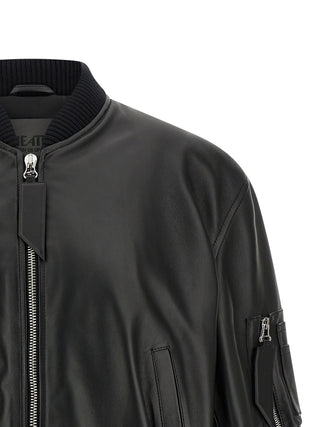 Black Lamb Leather Leather Jacket